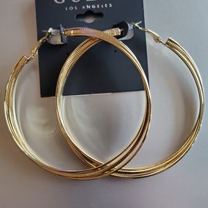 Guess hoop earrings